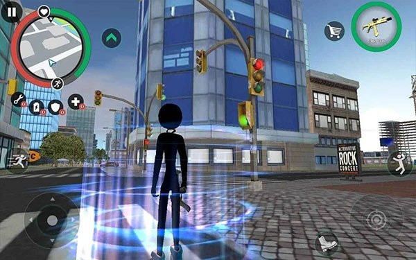 火柴人绳索英雄2旧版(Stickman Rope Hero 2)游戏截图4